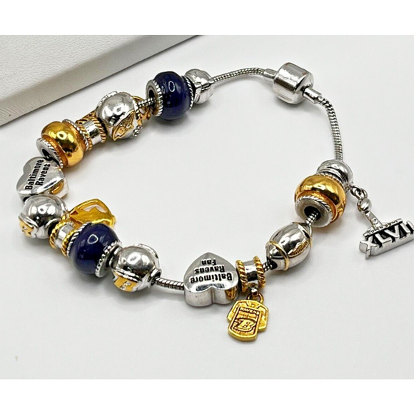 Baltimore Ravens NFL 15 Charm Super Bowl XLVII Bradford Exchange